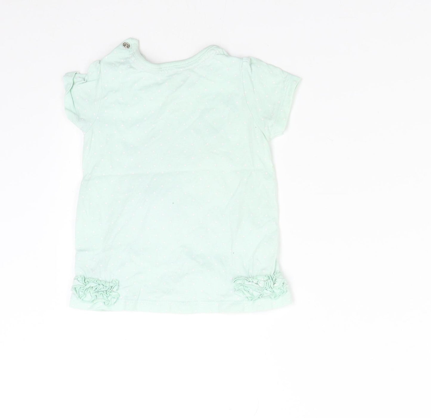 George Baby Green   Basic T-Shirt Size 9-12 Months  - Beach Hut
