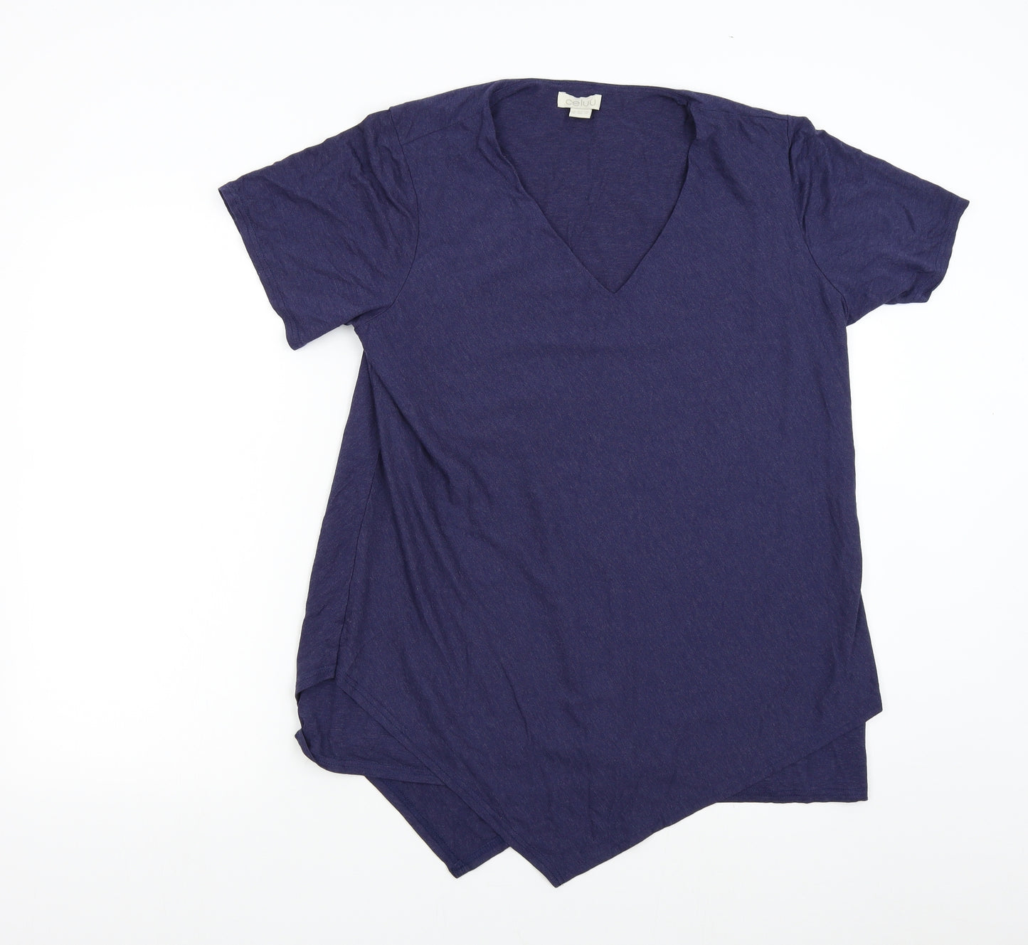 Celuu Womens Blue   Basic T-Shirt Size 18