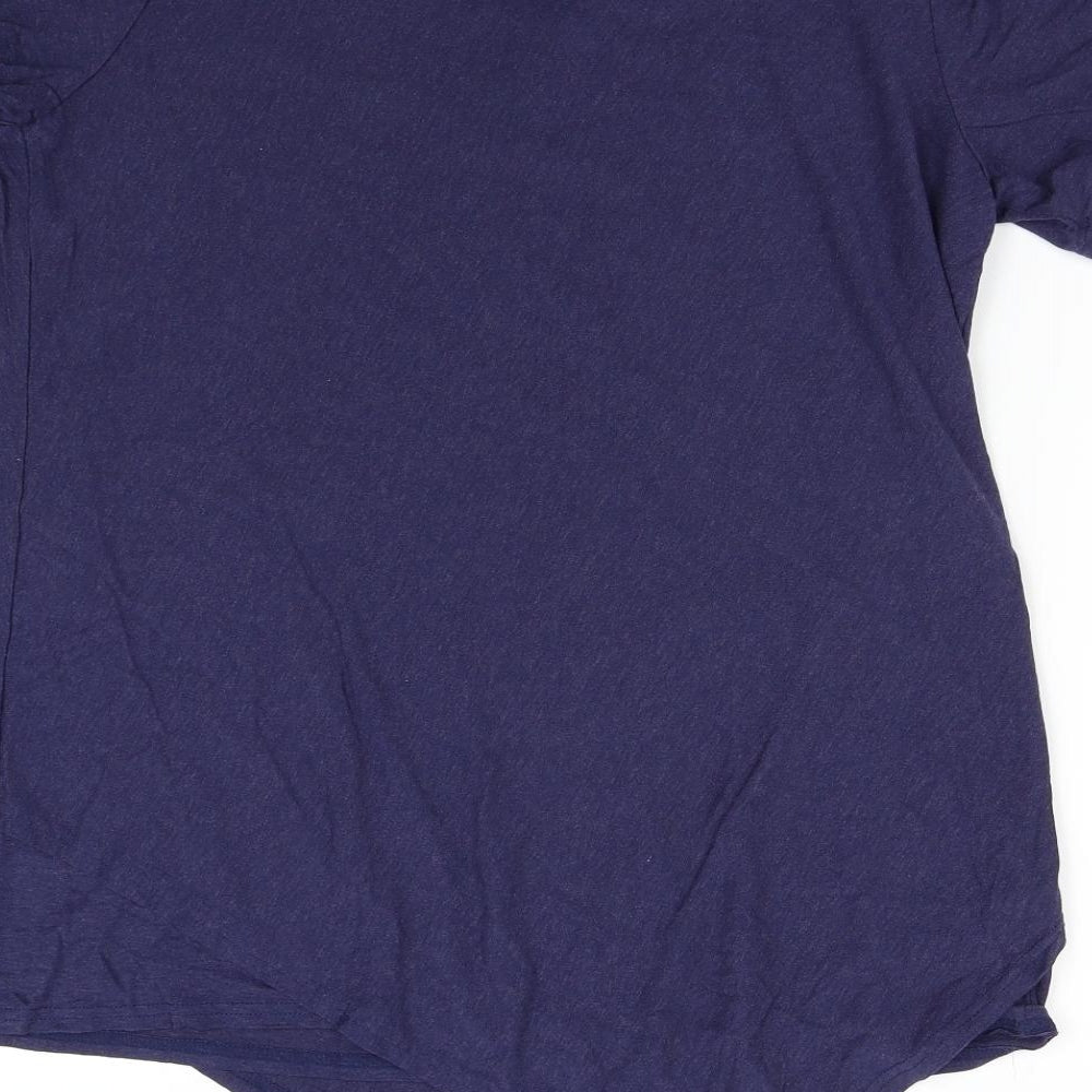 Celuu Womens Blue   Basic T-Shirt Size 18