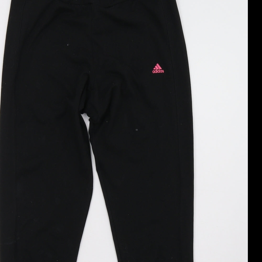 adidas Womens Black    Leggings Size 14 L28 in