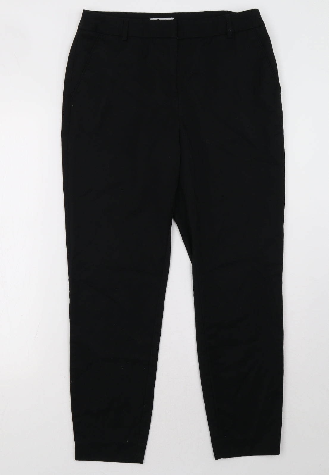 Sainsburys Womens Black   Trousers  Size 12 L30 in