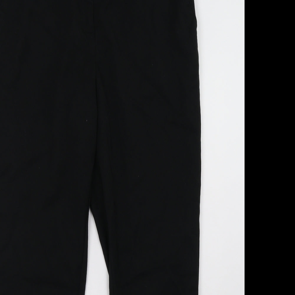 Sainsburys Womens Black   Trousers  Size 12 L30 in