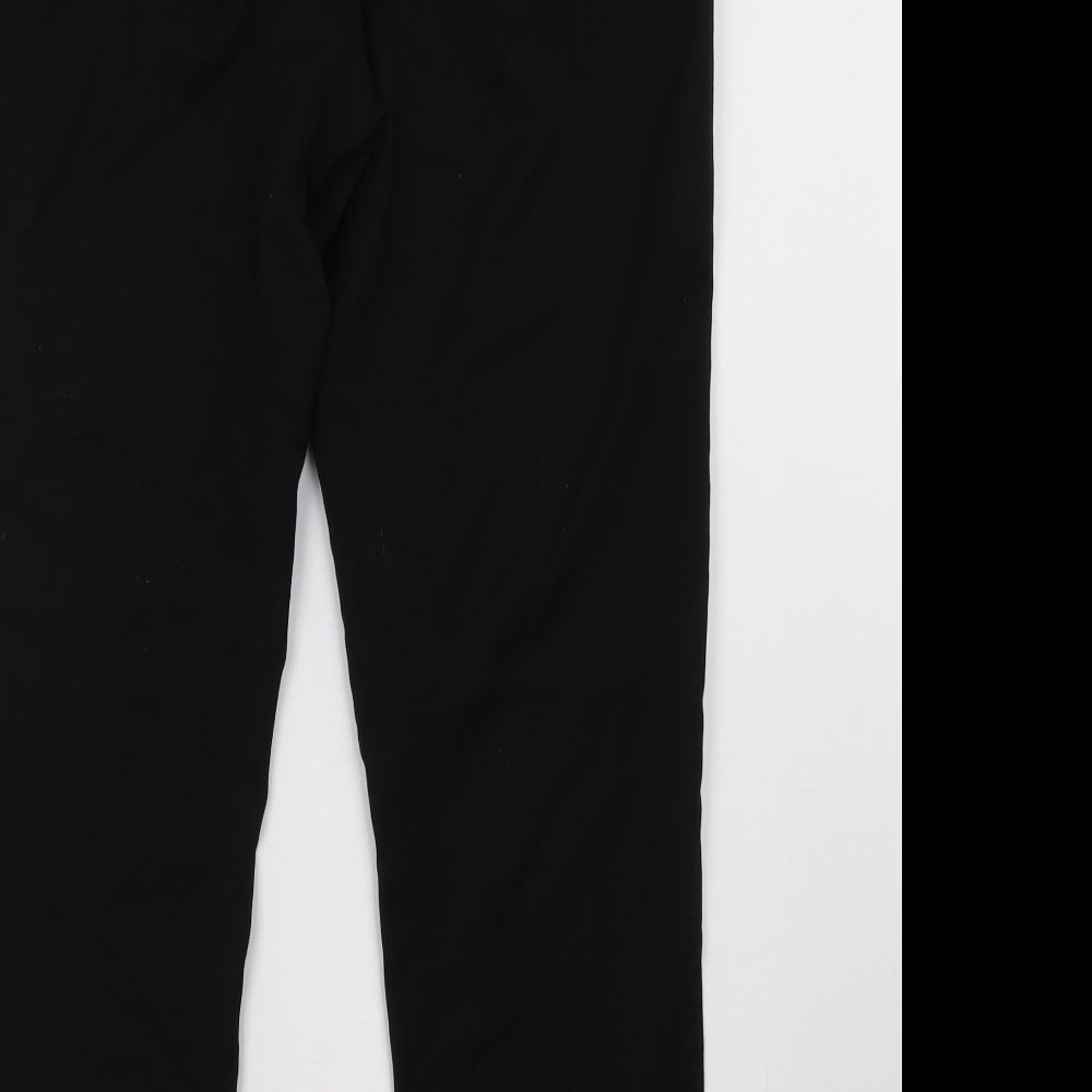Sainsburys Womens Black   Trousers  Size 12 L30 in