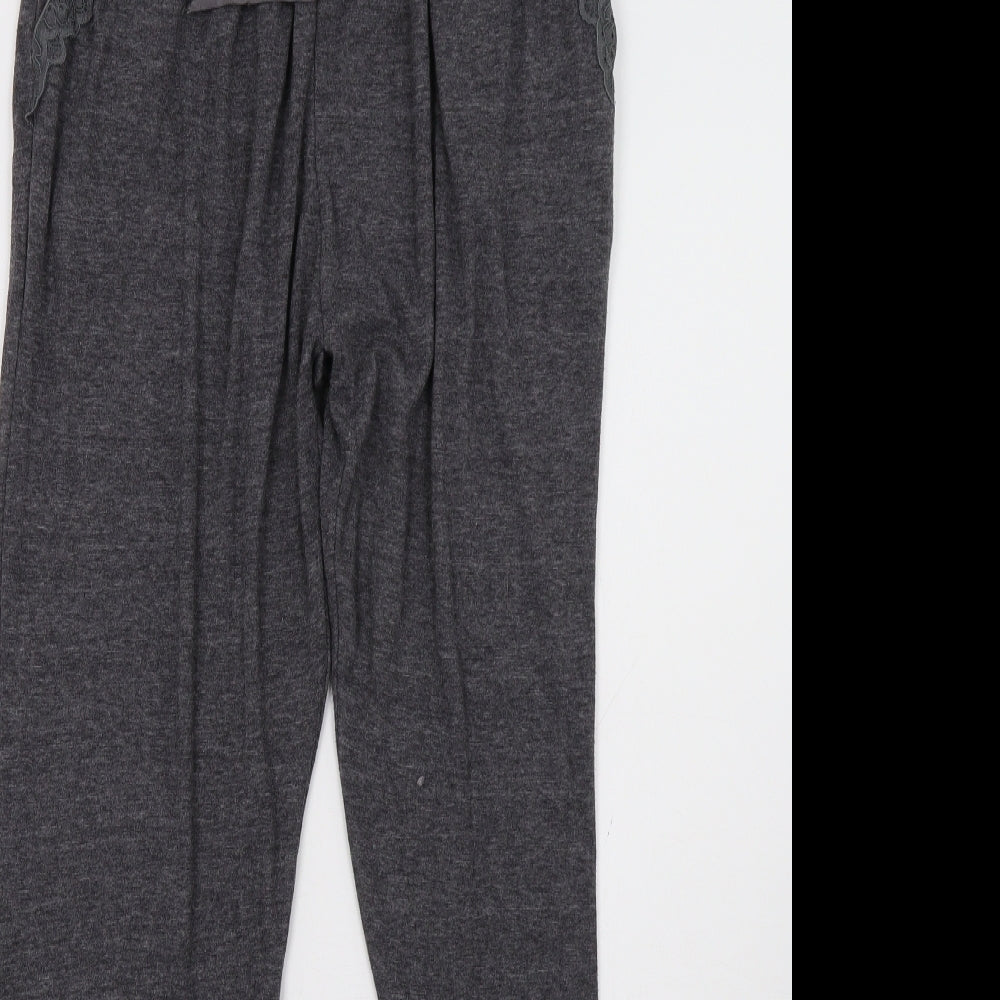 New Look Womens Grey   Jogger Trousers Size M L30 in
