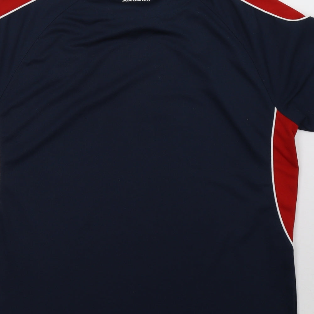 rugby world cup Mens Blue   Basic T-Shirt Size XL