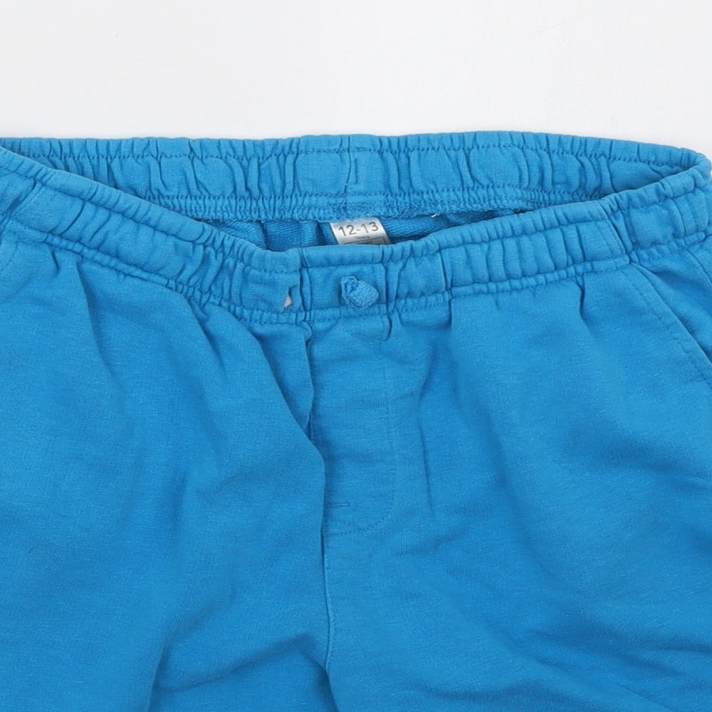 George Boys Blue   Sweat Shorts Size 12-13 Years