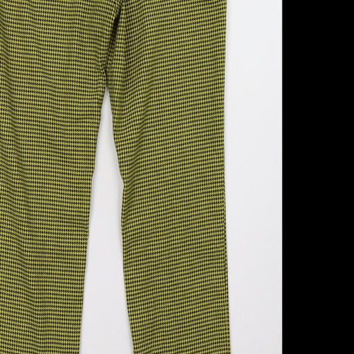 Preworn Womens Yellow   Trousers  Size 8 L28 in