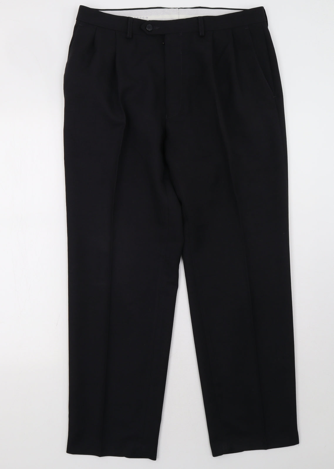 Marks and Spencer Mens Blue   Trousers  Size 34 L29 in