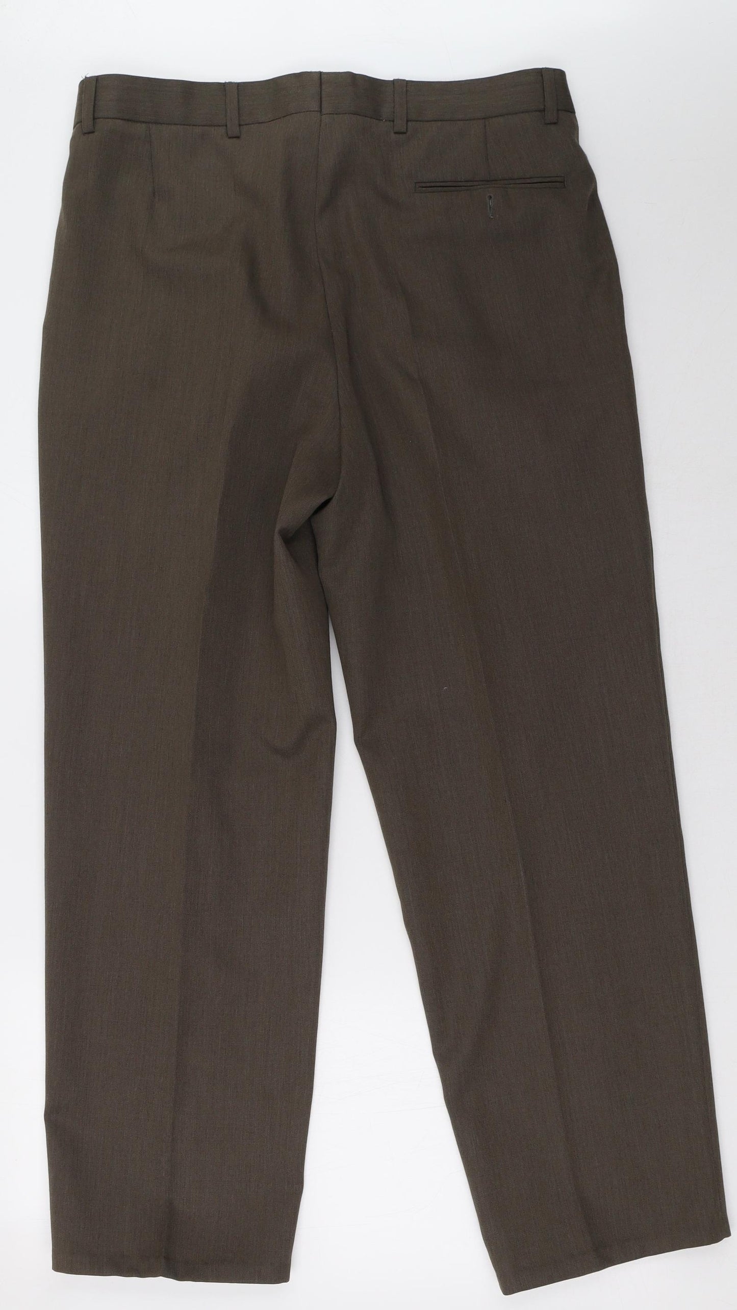 Burton Mens Brown   Trousers  Size 34 L30 in
