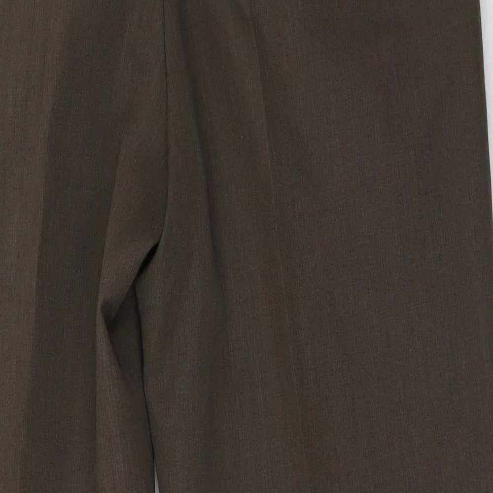 Burton Mens Brown   Trousers  Size 34 L30 in