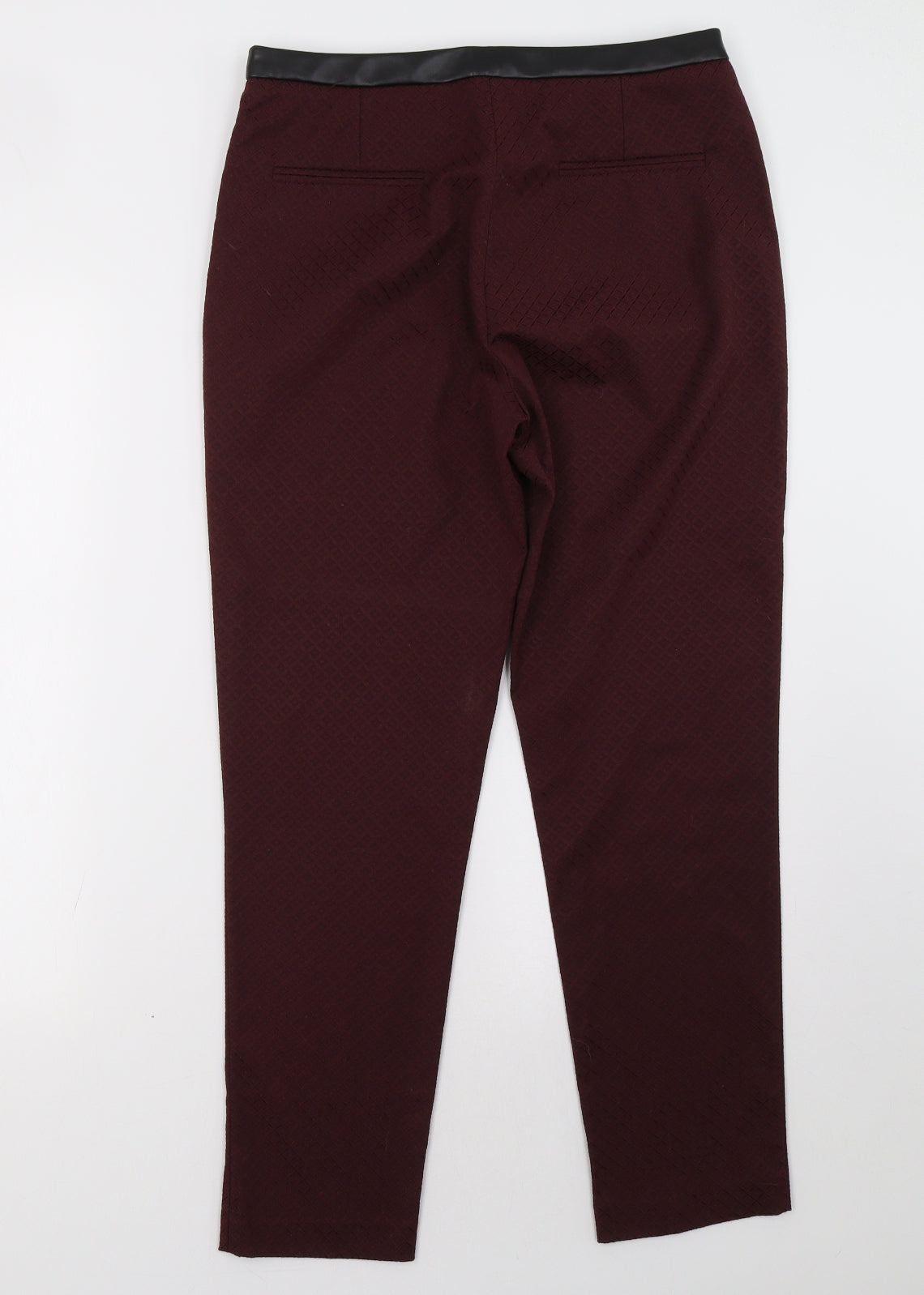 Oasis Womens Red   Trousers  Size 10 L28 in