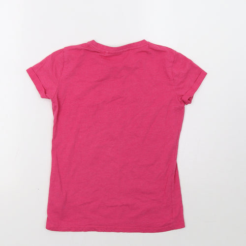 SoulCal&Co Girls Pink   Basic T-Shirt Size 9-10 Years