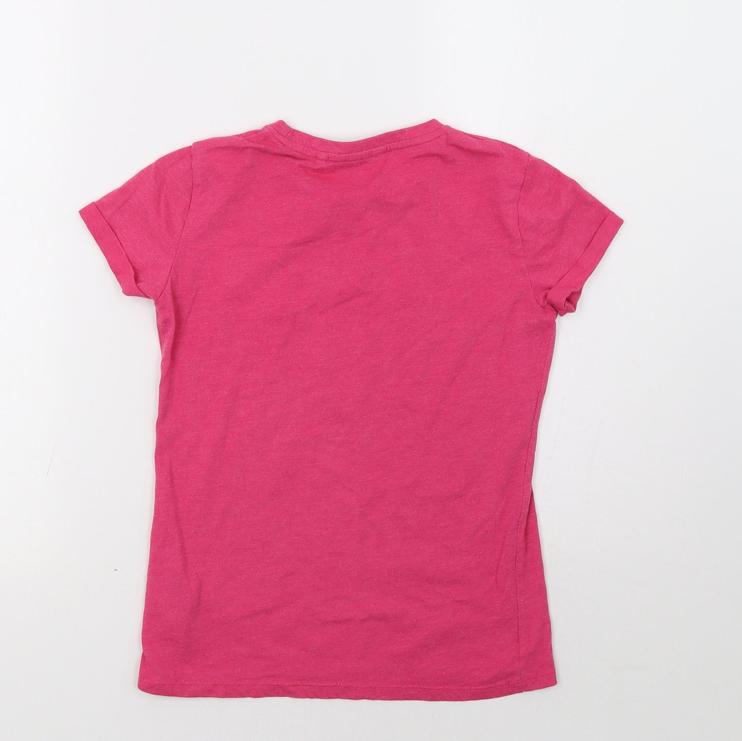 SoulCal&Co Girls Pink   Basic T-Shirt Size 9-10 Years