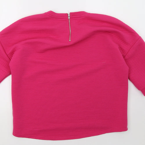 George Womens Pink   Pullover Sweatshirt Size 16