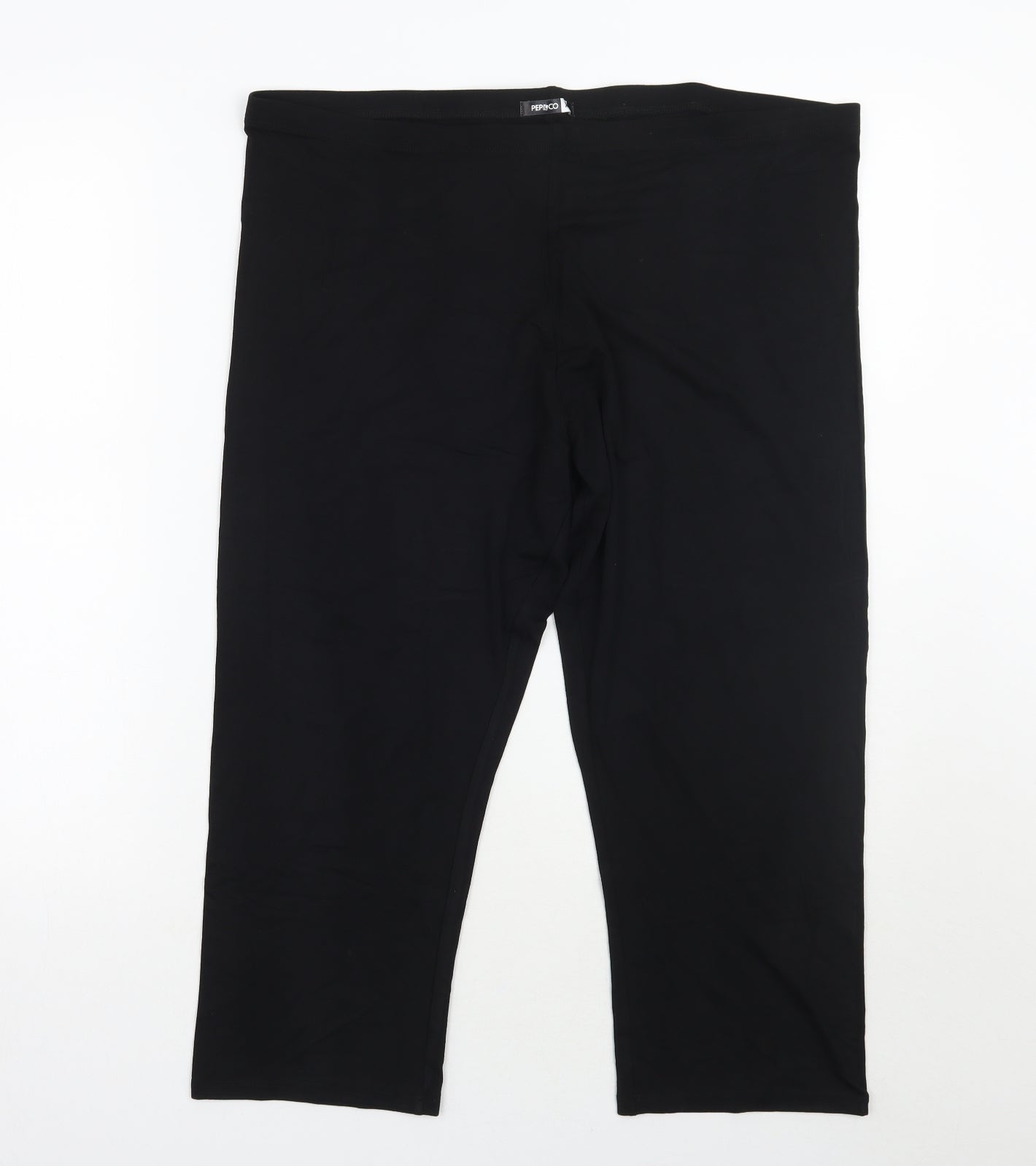 Pep&co Womens Black   Cropped Leggings Size XL