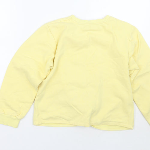 George Girls Yellow   Pullover Jumper Size 11-12 Years