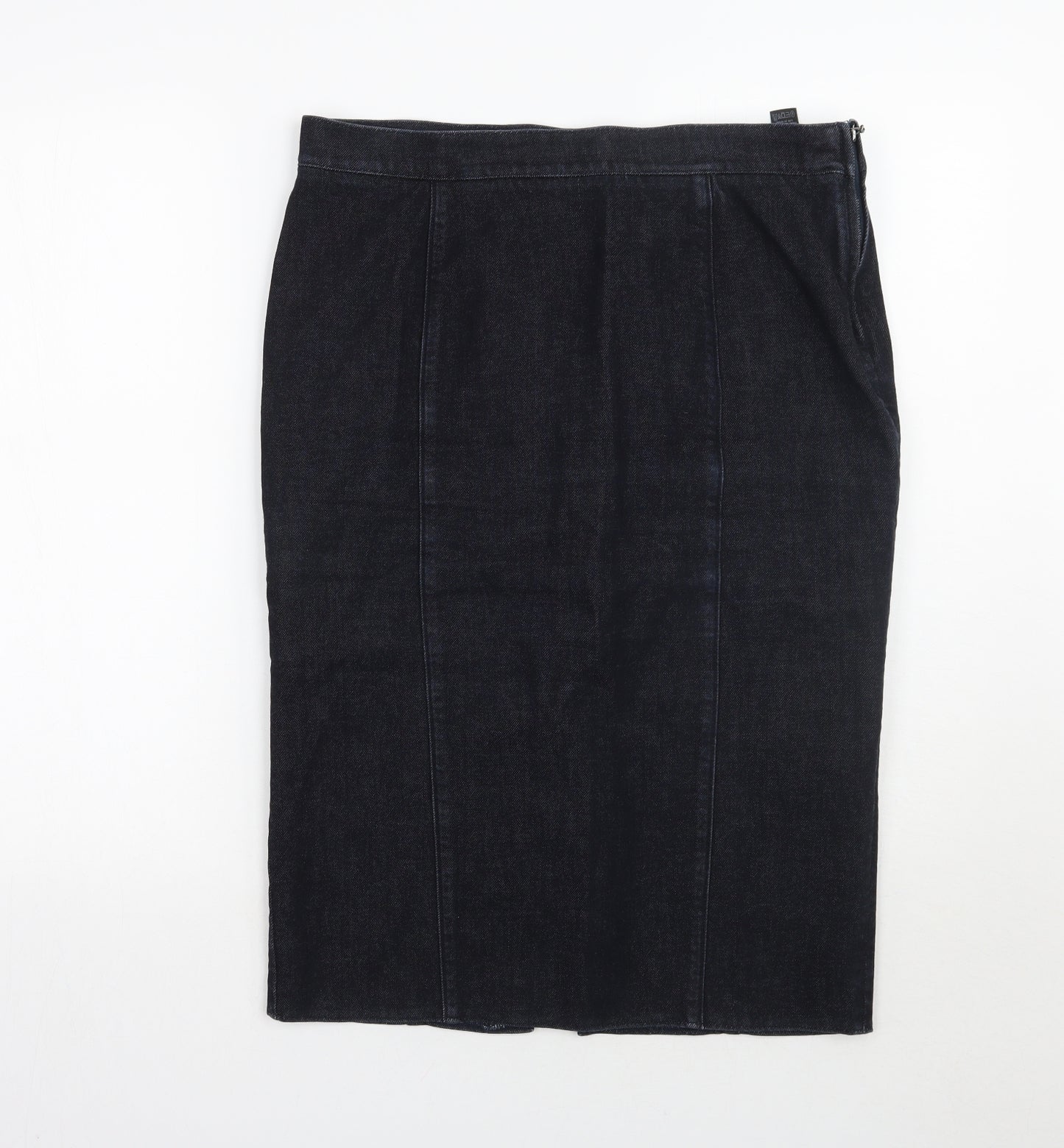 Marks and Spencer Womens Blue   Straight & Pencil Skirt Size 12