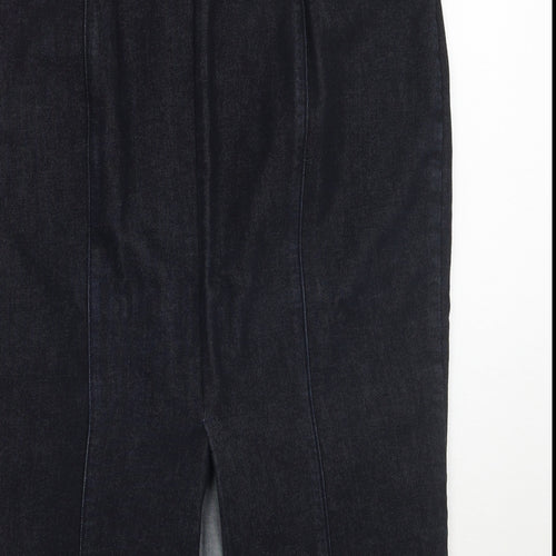 Marks and Spencer Womens Blue   Straight & Pencil Skirt Size 12