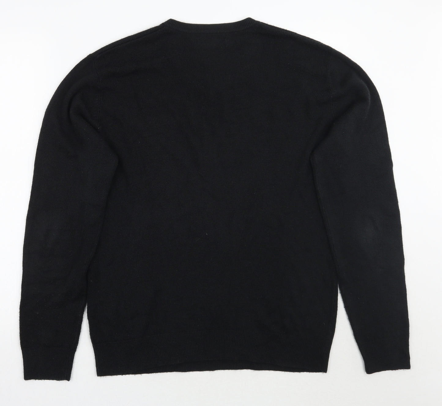 Easy Mens Black   Pullover Jumper Size M