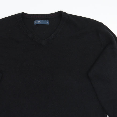 Easy Mens Black   Pullover Jumper Size M