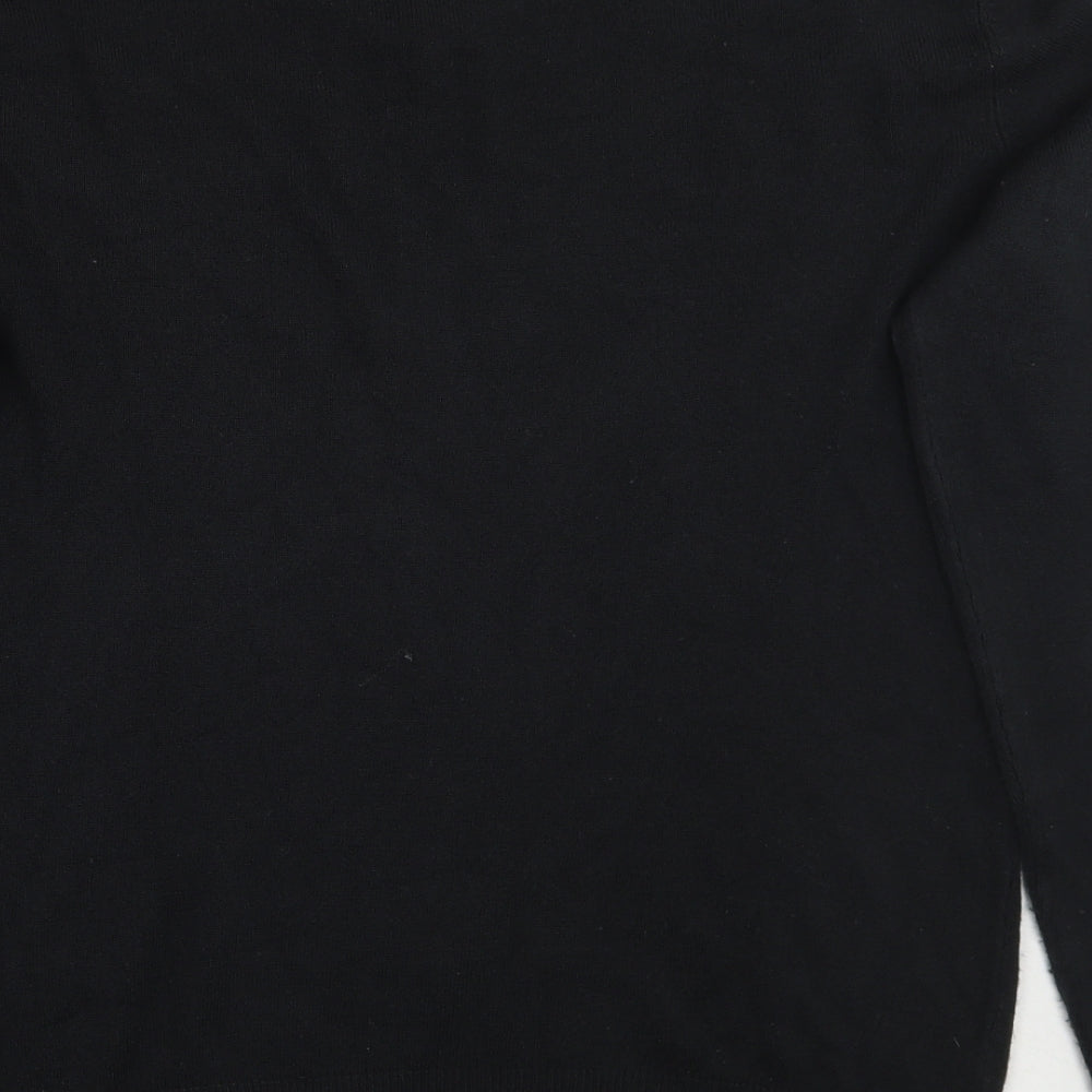 Easy Mens Black   Pullover Jumper Size M