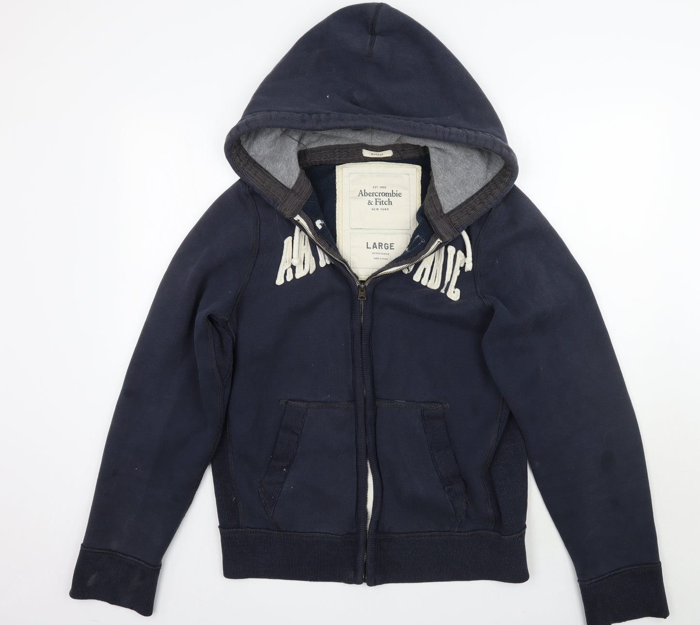 Abercrombie & Fitch Mens Blue   Jacket Coat Size L