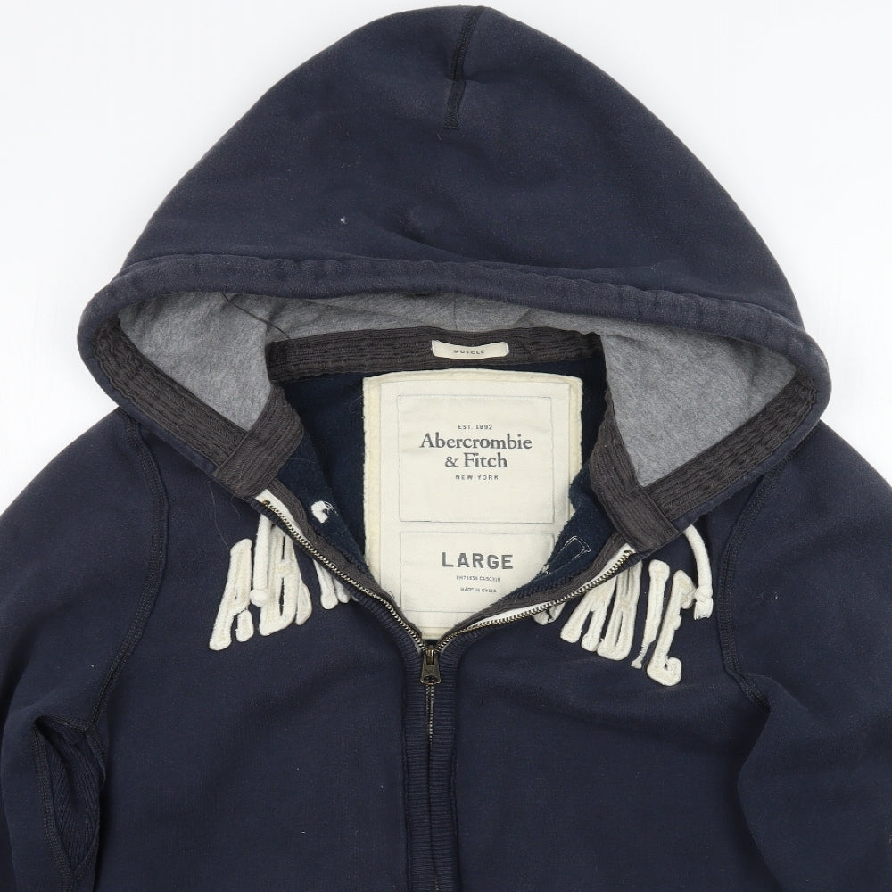 Abercrombie & Fitch Mens Blue   Jacket Coat Size L