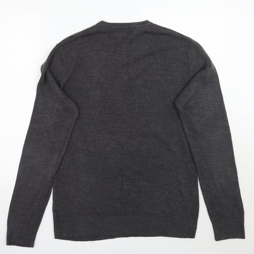 Easy Mens Brown   Pullover Jumper Size M