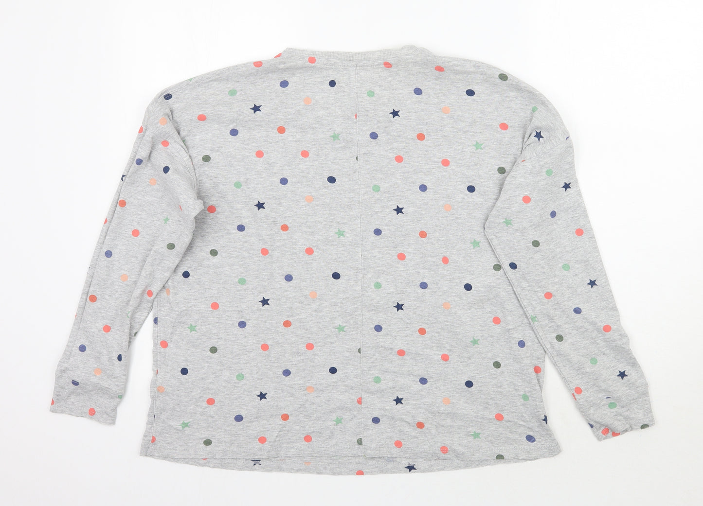 White Stuff Womens Grey Geometric  Pullover Jumper Size 14