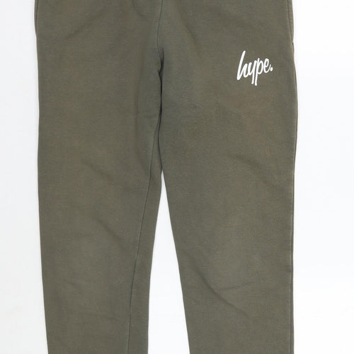 Hype Boys Green   Sweatpants Trousers Size 13 Years