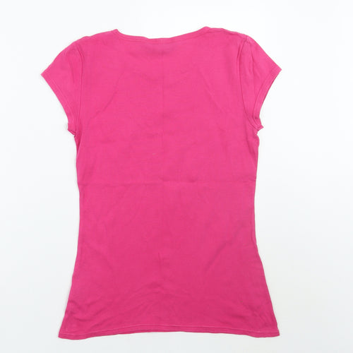 Dorothy Perkins Womens Pink   Basic T-Shirt Size 14