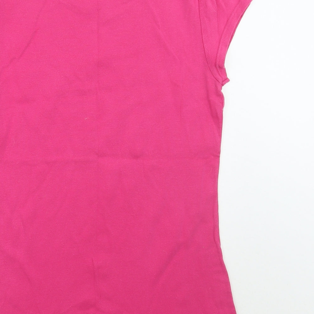 Dorothy Perkins Womens Pink   Basic T-Shirt Size 14