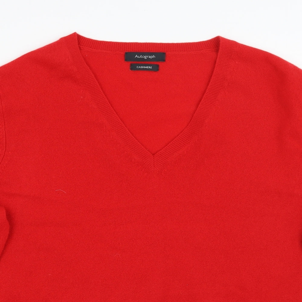 Marks and Spencer Womens Red   Pullover Jumper Size 22