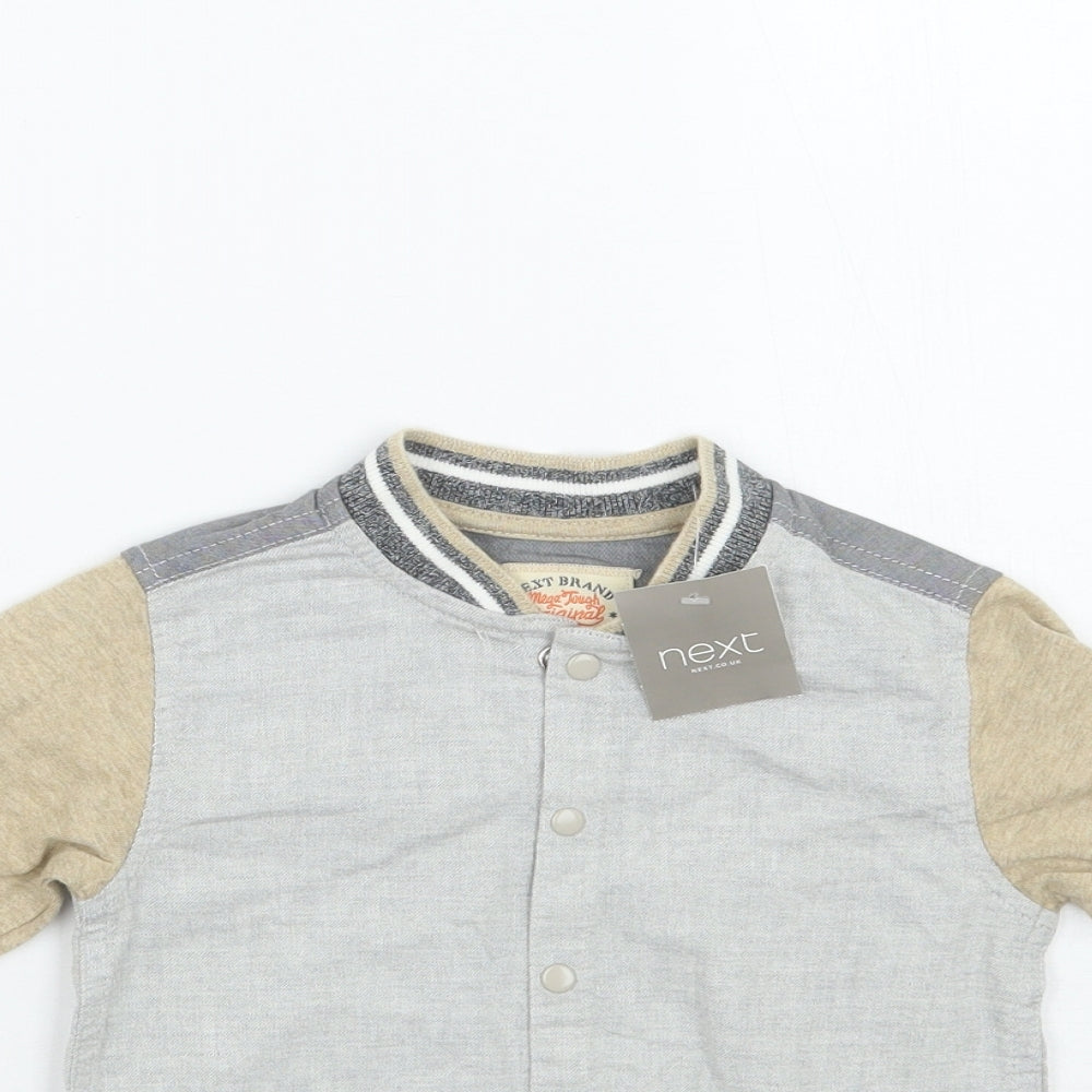 NEXT Boys Grey   Jacket Coat Size 6-9 Months