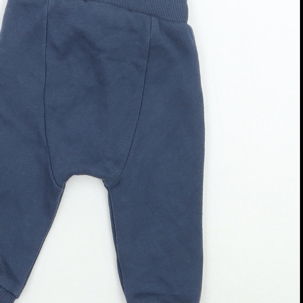 F&F Boys Blue   Sweatpants Trousers Size 3-6 Months