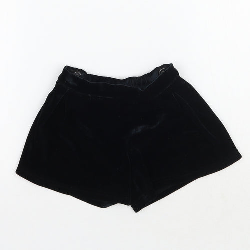 Marks and Spencer Girls Black   Sailor Shorts Size 2-3 Years