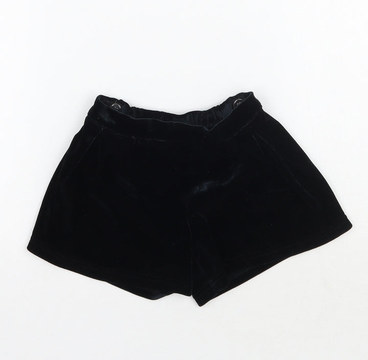 Marks and Spencer Girls Black   Sailor Shorts Size 2-3 Years
