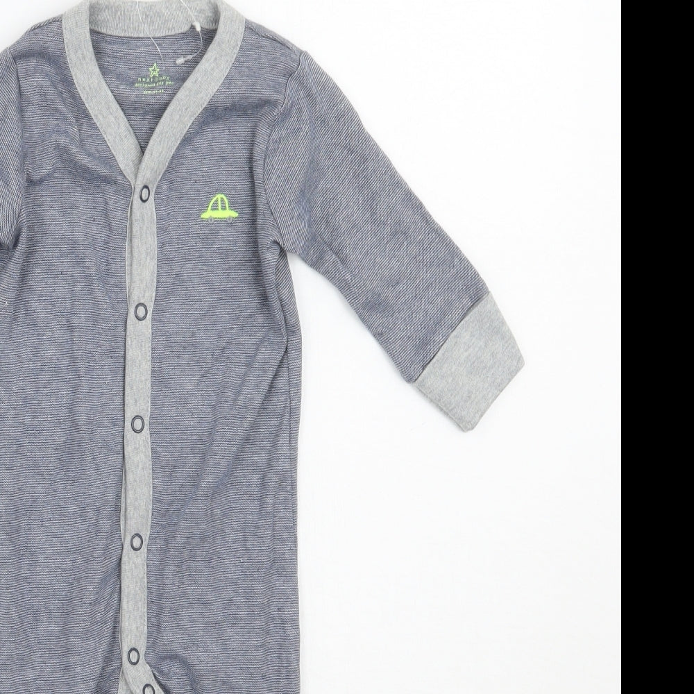 NEXT Boys Blue   Babygrow One-Piece Size 3-6 Months