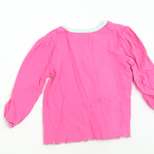 Mothercare Girls Pink   Basic T-Shirt Size 2 Years