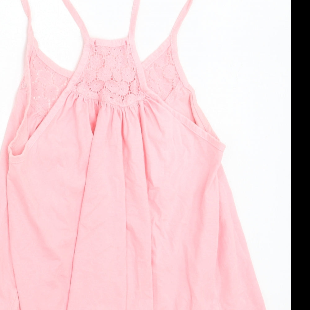 Young Dimension Girls Pink   Basic Tank Size 12 Years