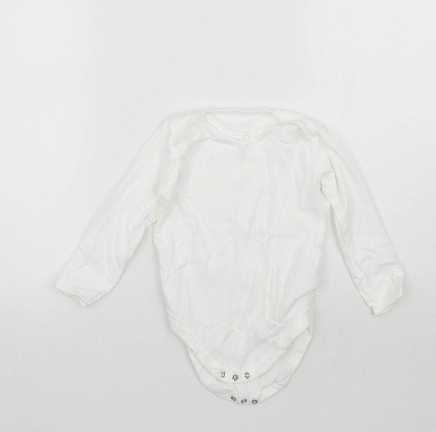 Mothercare Baby White   Babygrow One-Piece Size 36 Months