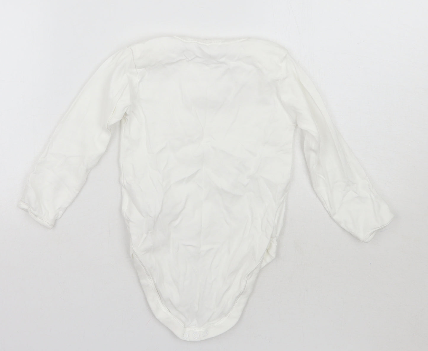 Mothercare Baby White   Babygrow One-Piece Size 36 Months