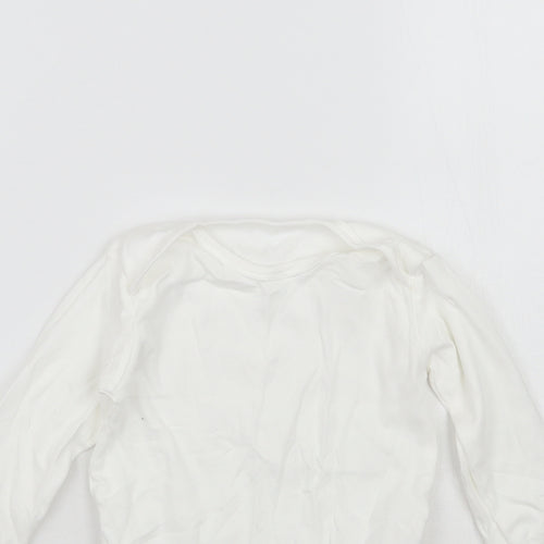 Mothercare Baby White   Babygrow One-Piece Size 36 Months