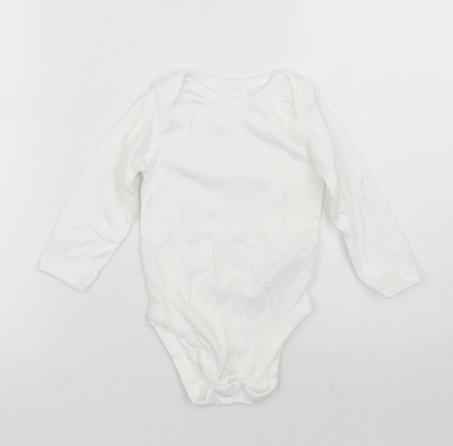 Mothercare Girls White   Babygrow One-Piece Size 18-24 Months