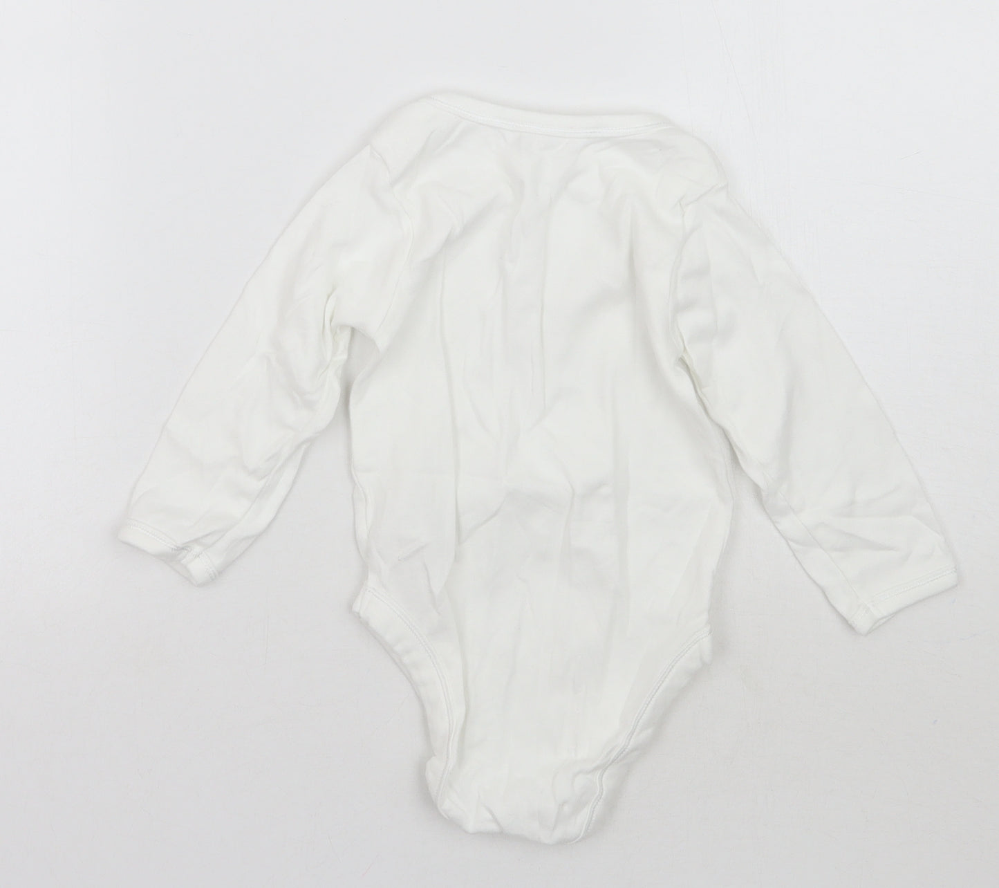 Mothercare Girls White   Babygrow One-Piece Size 18-24 Months