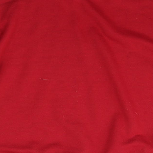 Yoins Womens Red   Pullover Jumper Size M