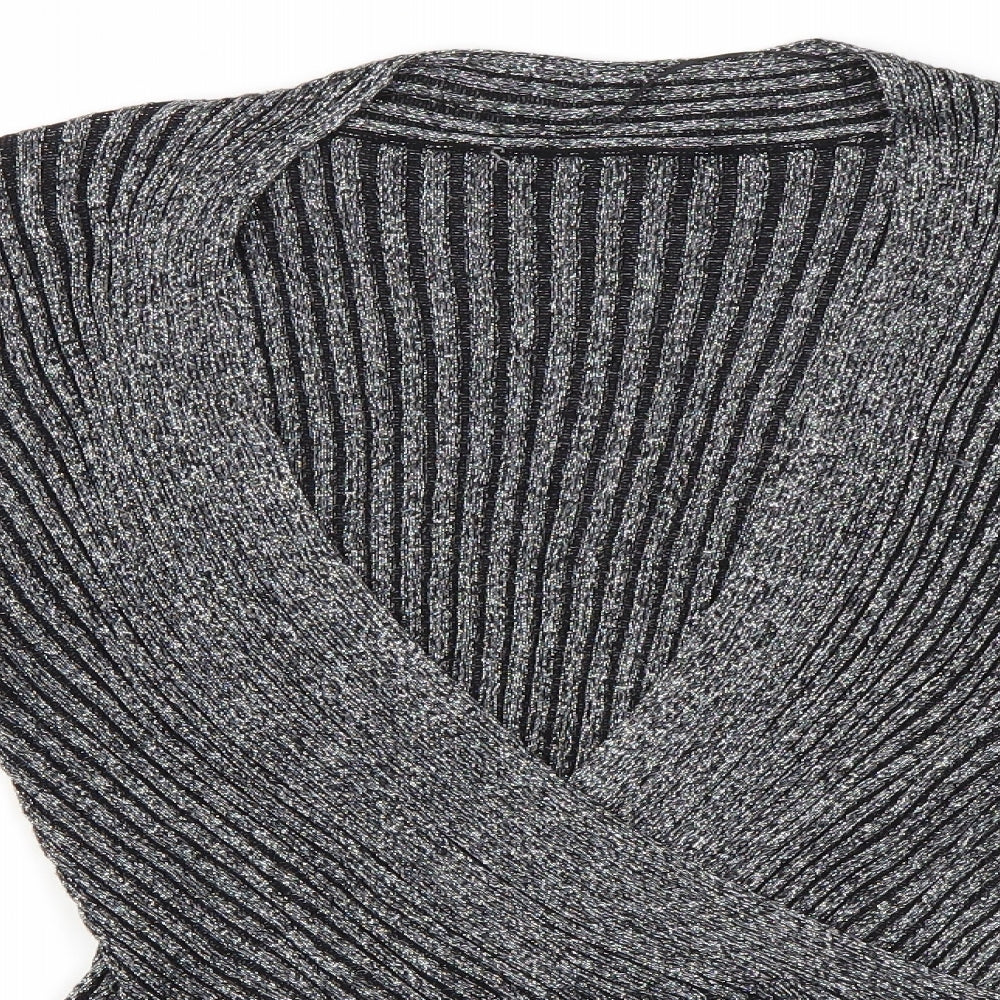 Oasis Womens Silver   Basic Blouse Size S