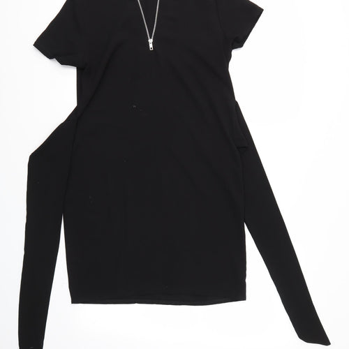 Daisy Street Womens Black   Shirt Dress  Size 8