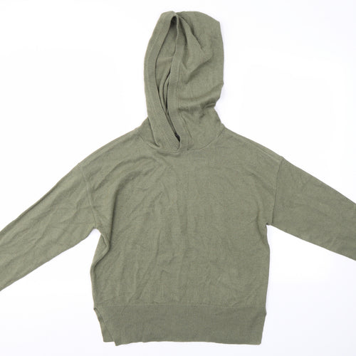 Select Womens Green   Pullover Hoodie Size S