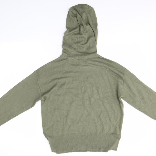 Select Womens Green   Pullover Hoodie Size S